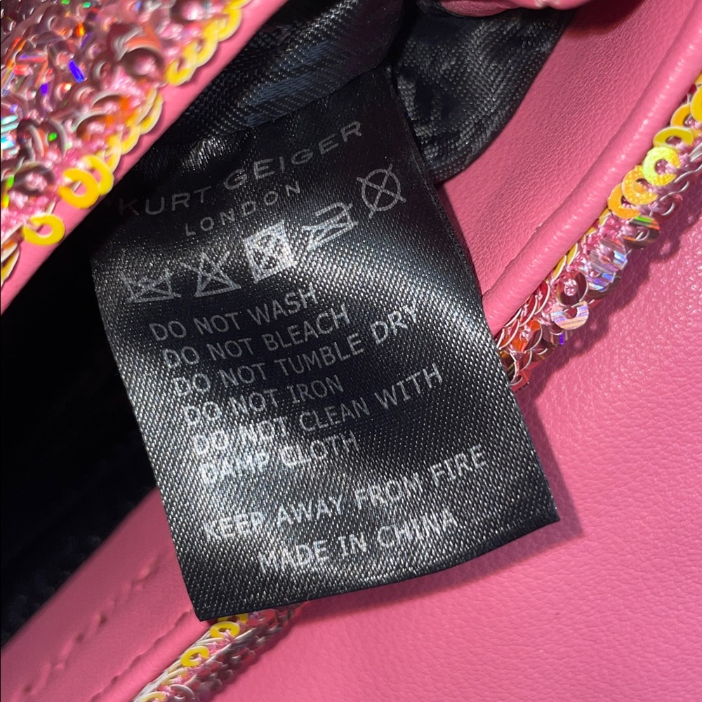 NWOT Kurt Geiger Mini ‘The Kensington’ Sequin Crossbody - Picture 15 of 15